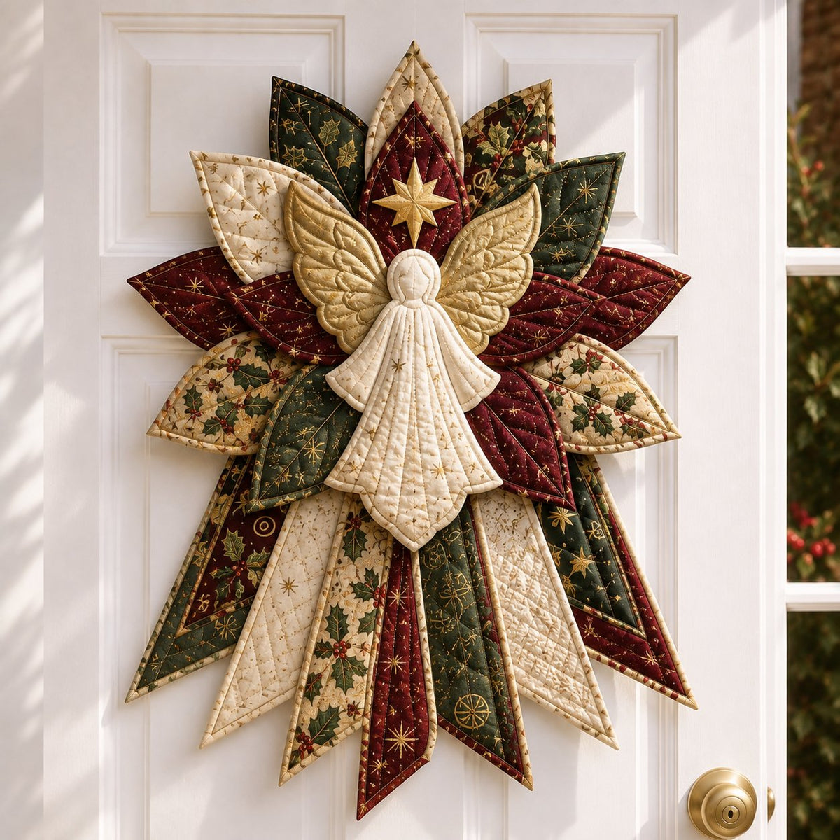 ๐DIY Beginner-Friendly Oversized Christmas Character Quilted Door Hanger Sewing Kit | Complete Kit with All Tools & Step-by-Step Guide Included ๐