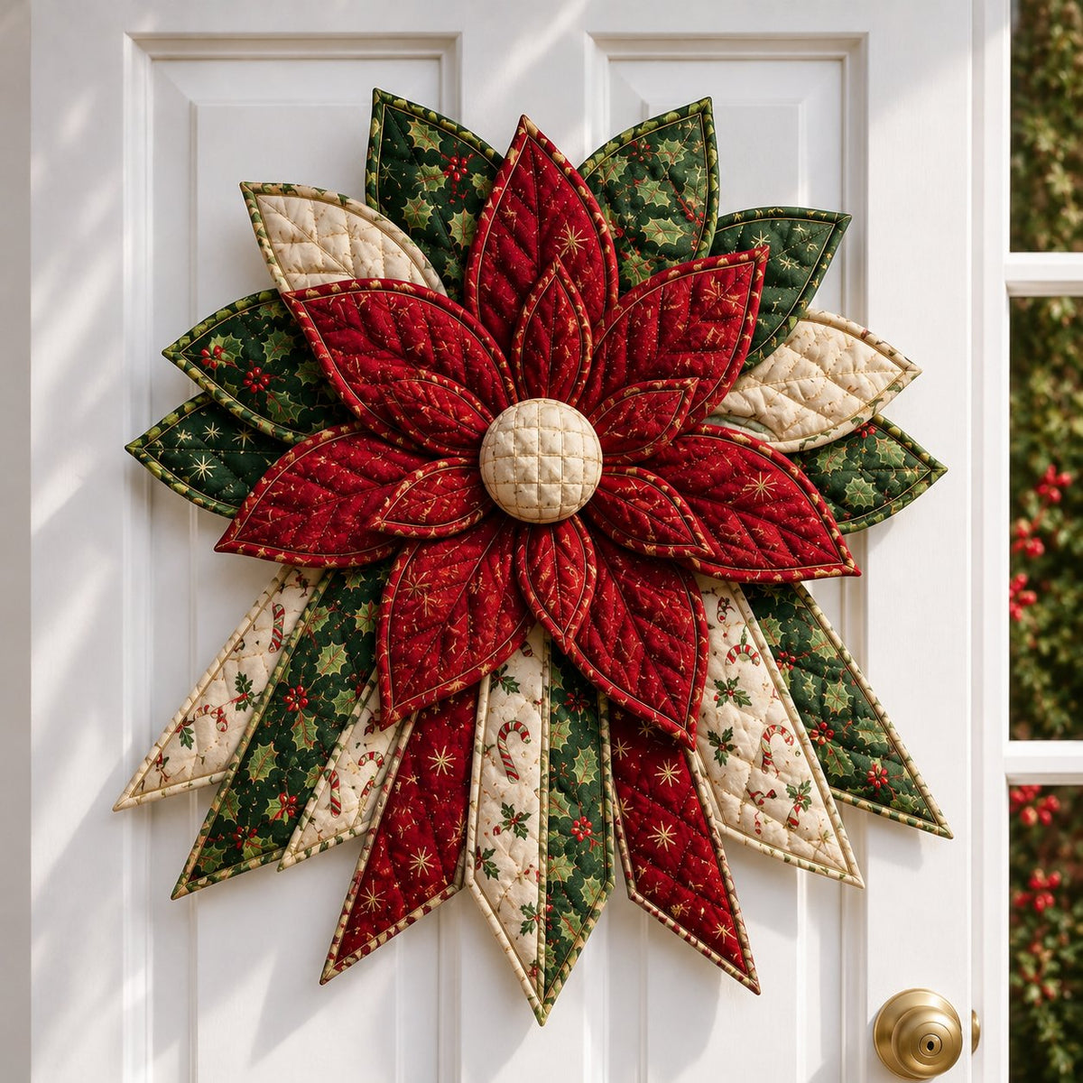 🎄DIY Beginner-Friendly Oversized Christmas Character Quilted Door Hanger Sewing Kit | Complete Kit with All Tools & Step-by-Step Guide Included 💕
