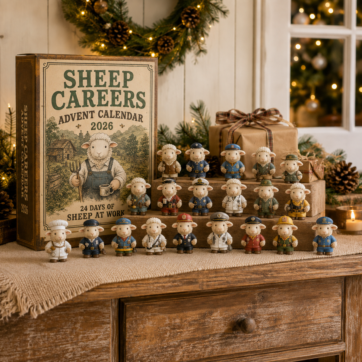🐑 Sheep Careers Advent Calendar 2026 – 24 Days of Farmyard Charm 🎁🤍
