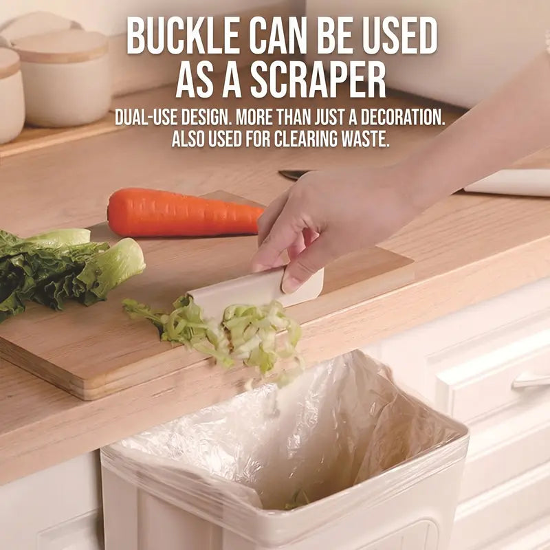 Collapsible Hanging Kitchen Trash Can Foldable Trash Can Cabinet Hanging