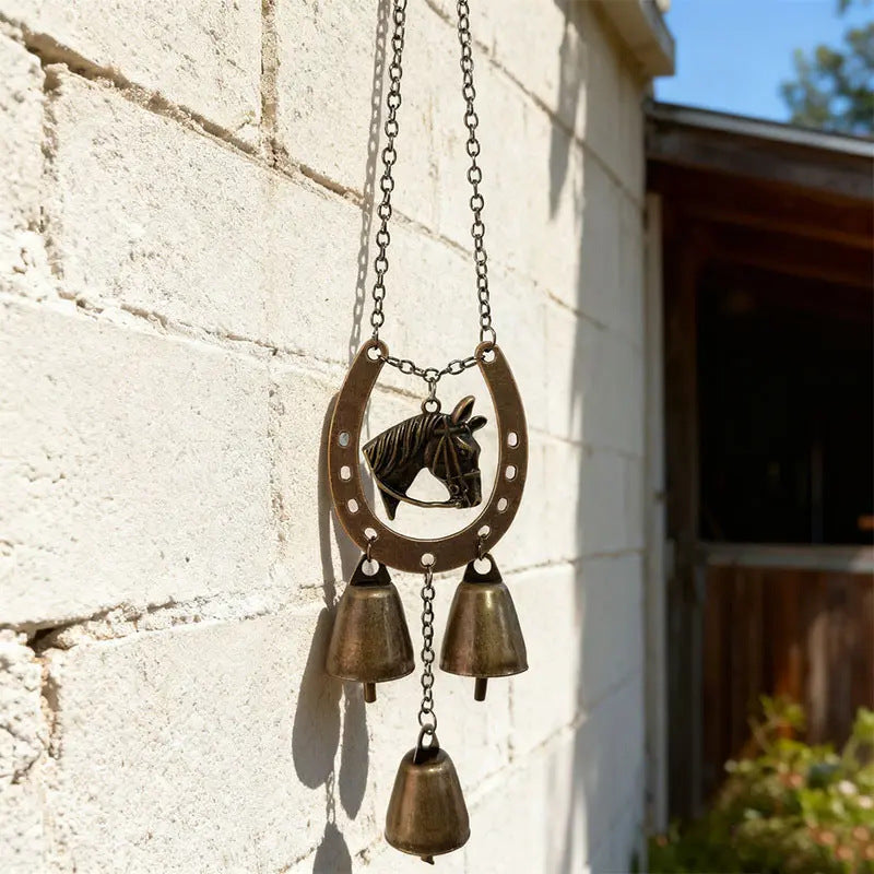 🎄 Handmade Horseshoe Butterfly Wind Chime🦋🐎 - 𝗣𝗿𝗼𝘂𝗱𝗹𝘆 𝗛𝗮𝗻𝗱𝗺𝗮𝗱𝗲 𝗶𝗻 𝘁𝗵𝗲 𝗨𝗦𝗔