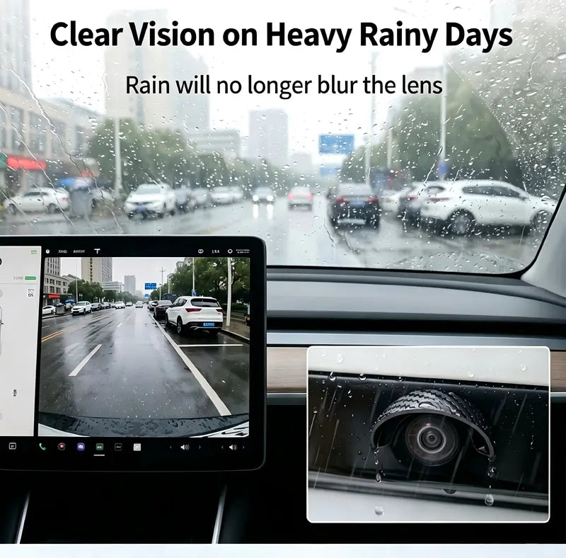 Soft PVC Sun Shade Cover, Waterproof Protector Hood for Reversing Backup Camera