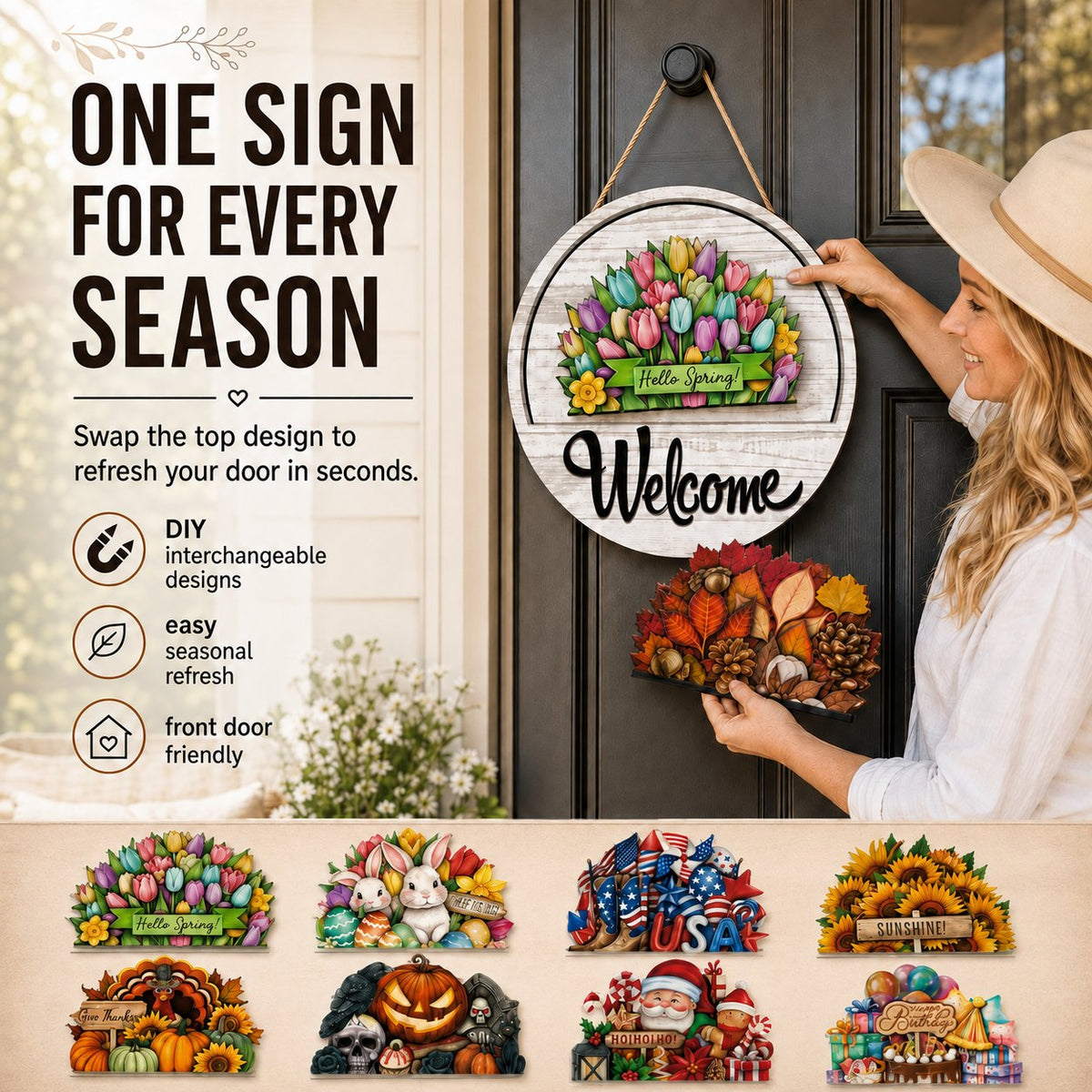 ✨ Refresh Your Door All Year — 16 Designs, Now 50% OFF🔥