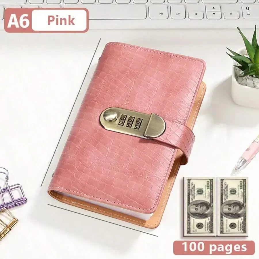 100-Transparent-Pocket Currency Collectors Album, Top-Grade PU Leather