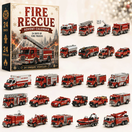 🔥Last Day 49% OFF - 🚒Fire Rescue 24-Day Advent Calendar