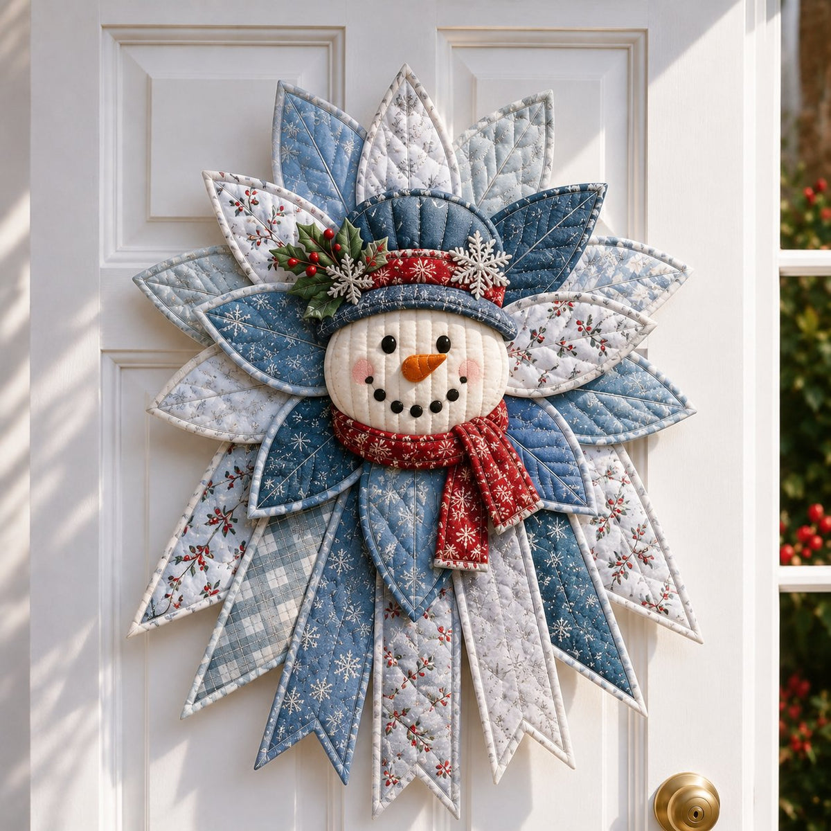 🎄DIY Beginner-Friendly Oversized Christmas Character Quilted Door Hanger Sewing Kit | Complete Kit with All Tools & Step-by-Step Guide Included 💕
